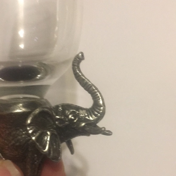 Makoulpa Pewter Glass African Animal Glasses New? - Picture 5 of 14